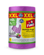 Saci menajeri colorati cu manere Fino, hd, 60l, 60 buc - vivimall.ro
