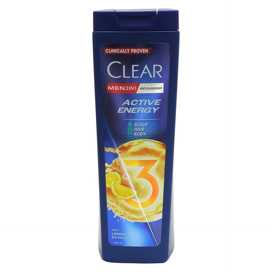Sampon, Clear, 360 ml Men 3in1 Active Energy
