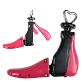 San/Calapod Pro Reglabil, Vivimall, Alungire si Largire 4 Directii, Marime 40-47, Pantofi, Ghete, Adidasi, Arc, 22 x 21.5 x 7 cm, Roz / Negru - vivimall.ro