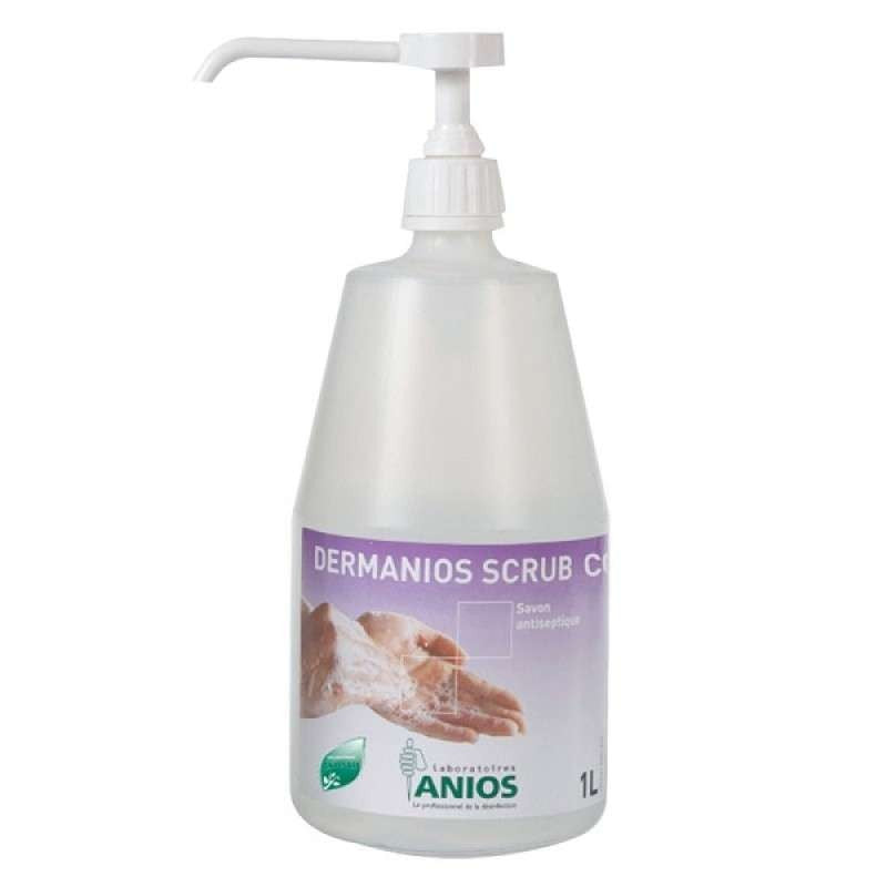 Sapun Antiseptic Dermanios Scrub Cg, Flacon 1 Litru