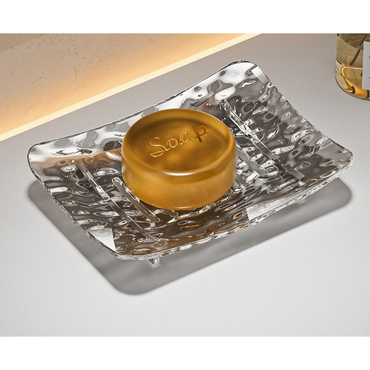 Savoniera Din Plastic 15 X 9 Cm, Cu Scurgere Apa, Design Modern - vivimall.ro
