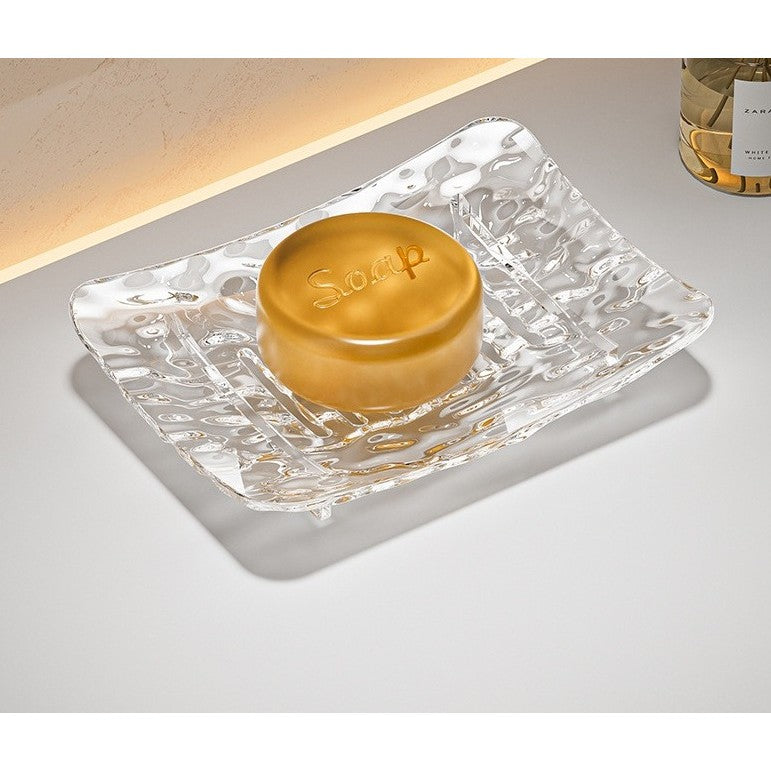 Savoniera Din Plastic 15 X 9 Cm, Cu Scurgere Apa, Design Modern - vivimall.ro