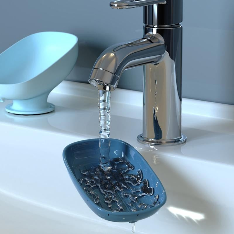 Savoniera Din Plastic, Cu Ventuza, Design Modern - vivimall.ro