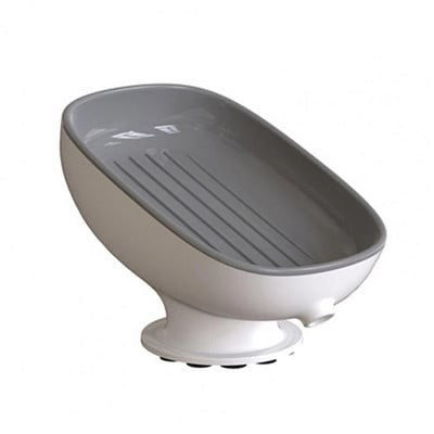 Savoniera Din Plastic, Cu Ventuza, Design Modern - vivimall.ro