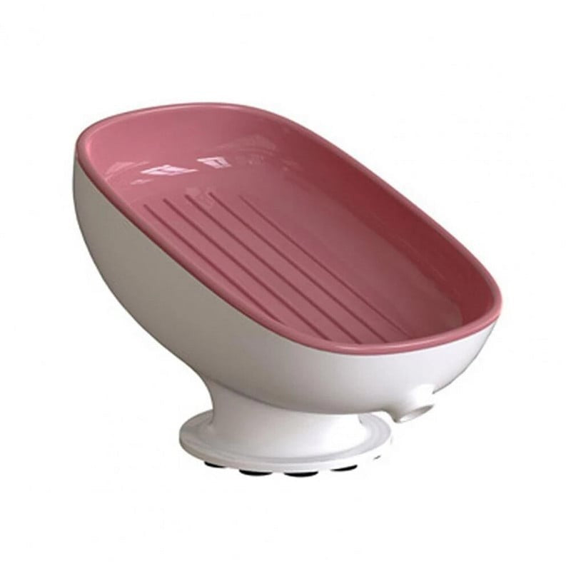 Savoniera Din Plastic, Cu Ventuza, Design Modern - vivimall.ro