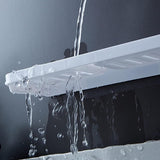 Savoniera Dubla, Flippy, de Perete, cu Compartiment de Scurgere, Montare prin Lipire, 26 x 8 x 4 cm, Alb/Gri