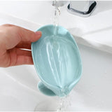 Savoniera Cu Scurgere, Pentru Sapun, Cu Ventuza, Material Abs, 13 X 8.5 X 10.5 Cm, Albastru - vivimall.ro