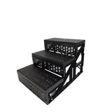 Scara pentru Animale de Companie, Flippy, Universal, Detasabil, 3 Trepte, 45x35x30 cm, Gri