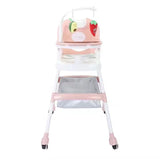 Scaun De Masa Pentru Copii, Multifunctional, Pliabil, Cu Roti, Cos De Depozitare, Din Plastic, Centura De Siguranta, Suport De Agatat Jucarii