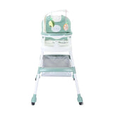 Scaun De Masa Pentru Copii, Multifunctional, Pliabil, Cu Roti, Cos De Depozitare, Din Plastic, Centura De Siguranta, Suport De Agatat Jucarii