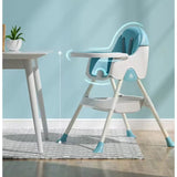 Scaun de Masa Pliabil 3in1, Flippy, Reglabil, Multifunctional, 3 Pozitii, Masuta si Husa Detasabile, Centura de Siguranta, Albastru - vivimall.ro