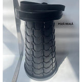 Scaun Telescopic Pliabil Pentru Camping Si Pescuit, Portabil, Universal, Sustine 150 Kg, Abs, Diametru 25 Cm, Extensibil, Inaltime 45 Cm - vivimall.ro
