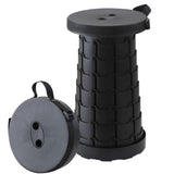 Scaun Telescopic Pliabil Pentru Camping Si Pescuit, Portabil, Universal, Sustine 150 Kg, Abs, Diametru 25 Cm, Extensibil, Inaltime 45 Cm - vivimall.ro