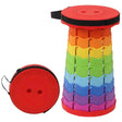 Scaun Telescopic Pliabil pentru Camping si Pescuit, Flippy, Portabil, Universal, Sustine 150 kg, ABS, Diametru 25 cm, Extensibil, Inaltime 45 cm, Multicolor - vivimall.ro