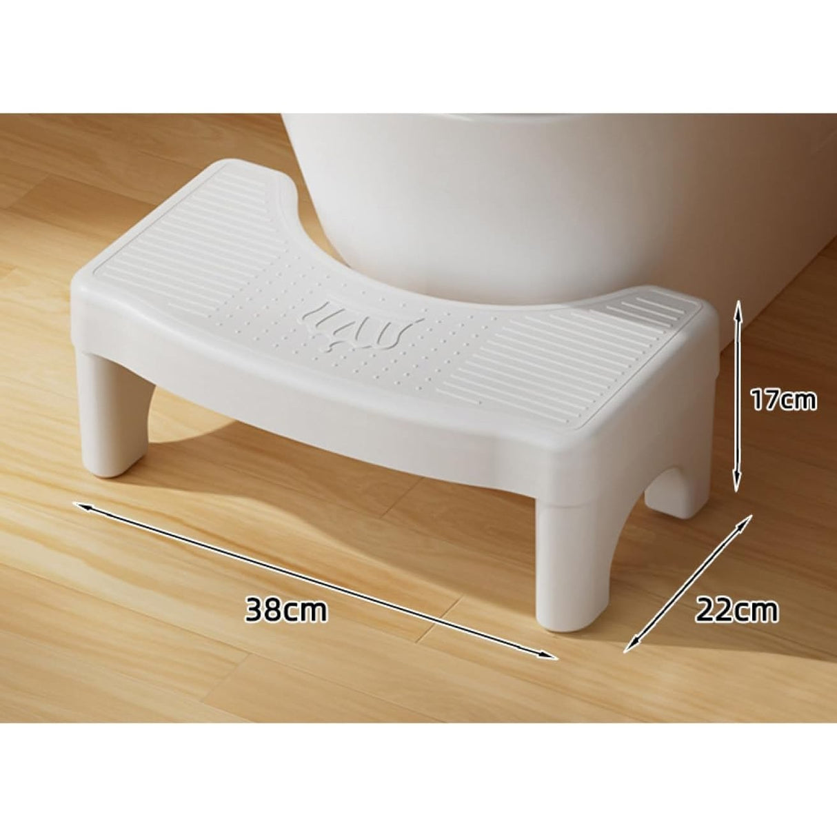 Scaunel Wc, Tratament Impotriva Hemoroizilor Si Constipatiei, Scaun Inaltator Wc Copii, Suport Picioare Wc, Taburet Inaltator Pozitia Corecta Ghemuit Pe Wc, Plastic Rezistent, 17X22X38 Cm - vivimall.ro