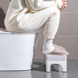 Scaunel Wc, Tratament Impotriva Hemoroizilor Si Constipatiei, Scaun Inaltator Wc Copii, Suport Picioare Wc, Taburet Inaltator Pozitia Corecta Ghemuit Pe Wc, Plastic Rezistent, 17X22X38 Cm - vivimall.ro
