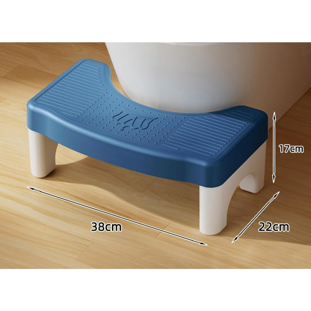 Scaunel Wc, Tratament Impotriva Hemoroizilor Si Constipatiei, Scaun Inaltator Wc Copii, Suport Picioare Wc, Taburet Inaltator Pozitia Corecta Ghemuit Pe Wc, Plastic Rezistent, 17X22X38 Cm - vivimall.ro