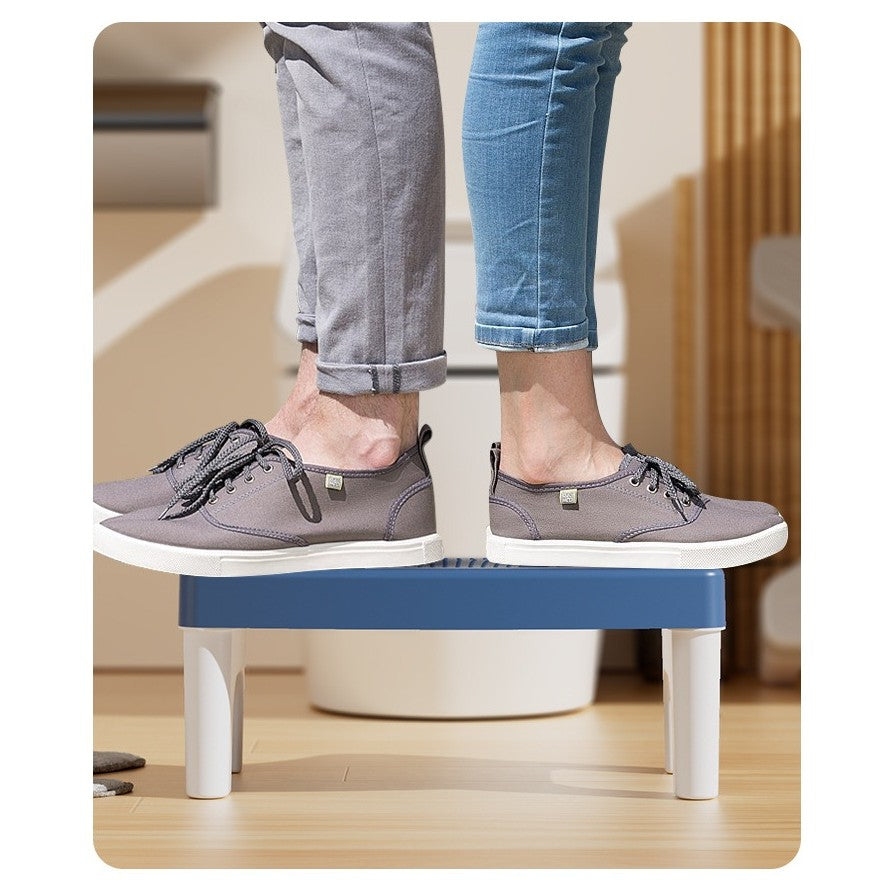 Scaunel Wc, Tratament Impotriva Hemoroizilor Si Constipatiei, Scaun Inaltator Wc Copii, Suport Picioare Wc, Taburet Inaltator Pozitia Corecta Ghemuit Pe Wc, Plastic Rezistent, 17X22X38 Cm - vivimall.ro