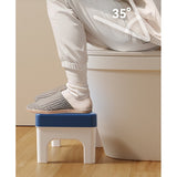 Scaunel Wc, Tratament Impotriva Hemoroizilor Si Constipatiei, Scaun Inaltator Wc Copii, Suport Picioare Wc, Taburet Inaltator Pozitia Corecta Ghemuit Pe Wc, Plastic Rezistent, 17X22X38 Cm - vivimall.ro