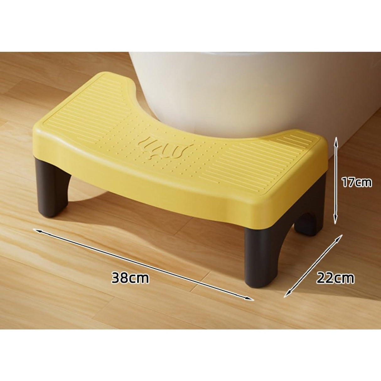 Scaunel Wc, Tratament Impotriva Hemoroizilor Si Constipatiei, Scaun Inaltator Wc Copii, Suport Picioare Wc, Taburet Inaltator Pozitia Corecta Ghemuit Pe Wc, Plastic Rezistent, 17X22X38 Cm - vivimall.ro