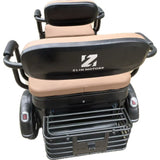 Triciclu Electric V6, Saige, Fara Permis, cu Doua Locuri, Motor 1800W, Baterie 72V24Ah, Autonomie 60km, 220x88x105 cm, Viteza Maxima 25km/h, Negru OldStyle - vivimall.ro