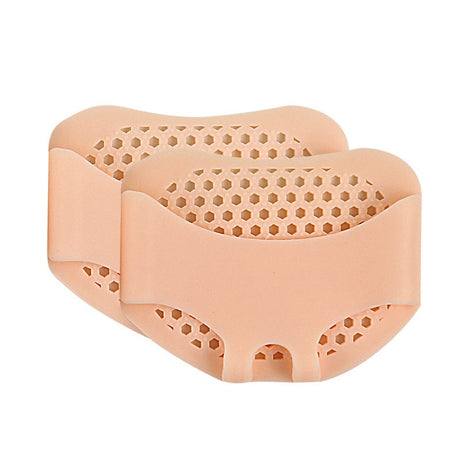 Set 2 Branturi Cu Gel, Pentru Metatarsiene, Pernute Din Silicon Gel, Universale, Separator Corectie Pozitie Degete Picior, Crem - vivimall.ro