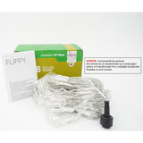 Instalație de Crăciun Flippy tip plasă cu 120 LED-uri multicolor, 1.5x1.5 m, vedere frontală