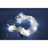 Sectiune Instalatie de Craciun Vivimall, Tip Plasa, 160 LED-uri, 3 m x 1 m, 8 jocuri de lumini, Interconectabila, Fir transparent, Alb rece - vivimall.ro