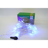 Secțiune interconectabilă plasă LED Flippy 80 LED-uri, vedere laterală cu conector vizibil