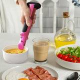 Cleste Anti-Oparire, Flippy, Rezistent la Temperaturi Ridicate, 24 x 6.5 cm, Roz