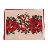 Servet pentru Masa, Flippy, Model Craciunite, Tematica Craciun, 43 x 34 cm, Rosu