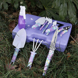 Set 10 Accesorii Pentru Gradinarit Geanta Depozitare Inclusa, Otel Inoxidabil, 37 X 28 Cm - vivimall.ro