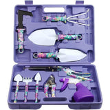 Set 10 Accesorii Pentru Gradinarit Geanta Depozitare Inclusa, Otel Inoxidabil, 37 X 28 Cm - vivimall.ro