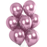 Set 10 Baloane Din Latex Chrome, Model Party, 23 Cm, 2.2 G