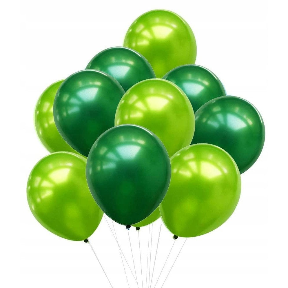 Set 10 Baloane Din Latex Chrome, Model Party, 23 Cm, Diferite Nuante, 2.2 G