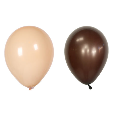 Set 10 Baloane Din Latex, 30 Cm, 5X , 5X Bej, 2.8 G - vivimall.ro