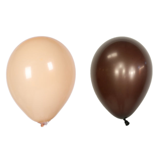 Set 10 Baloane Din Latex, 30 Cm, 5X , 5X Bej, 2.8 G - vivimall.ro