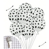 Set 10 Baloane Din Latex, 3X , 3X Galben, 4X Alb, 23 Cm, 1.4G - vivimall.ro