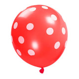 Set 10 Baloane din Latex, Vivimall, Model Party Buline, 2x Albastru, 2x Verde, 2x Mov, 2x Roz, 2x Rosu, 23 cm, 1.4g