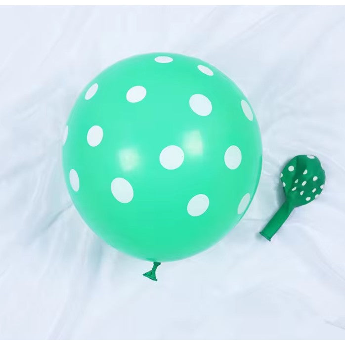 Set 10 Baloane din Latex, Vivimall, Model Party Buline, 2x Albastru, 2x Verde, 2x Mov, 2x Roz, 2x Rosu, 23 cm, 1.4g