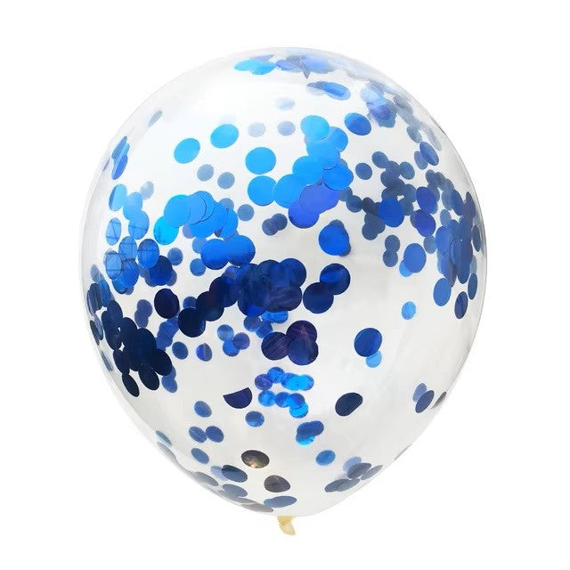 Set 10 Baloane Din Latex, Model Party Confetti, 5 X Confetti, 5 X, 25 Cm, 2.2G