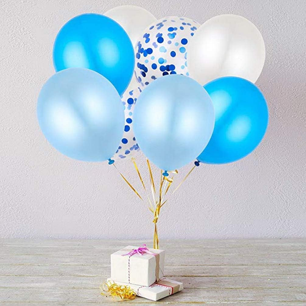Set 10 Baloane Din Latex, Model Party Confetti, 5 X Confetti, 5 X, 25 Cm, 2.2G
