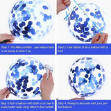 Set 10 Baloane Din Latex, Model Party Confetti, 5 X Confetti, 5 X, 25 Cm, 2.2G