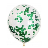Set 10 Baloane Din Latex, Model Party Confetti, 5 X Confetti, 5 X, 25 Cm, 2.2G