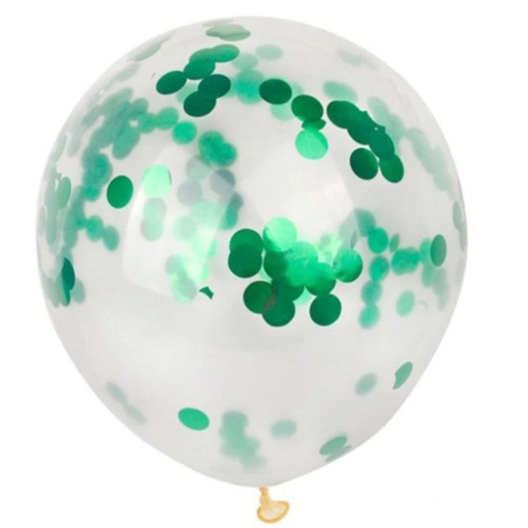 Set 10 Baloane Din Latex, Model Party Confetti, 5 X Confetti, 5 X, 25 Cm, 2.2G