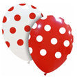 Set 10 Baloane Din Latex, 30 Cm, Si Rosu, 2.8 G - vivimall.ro