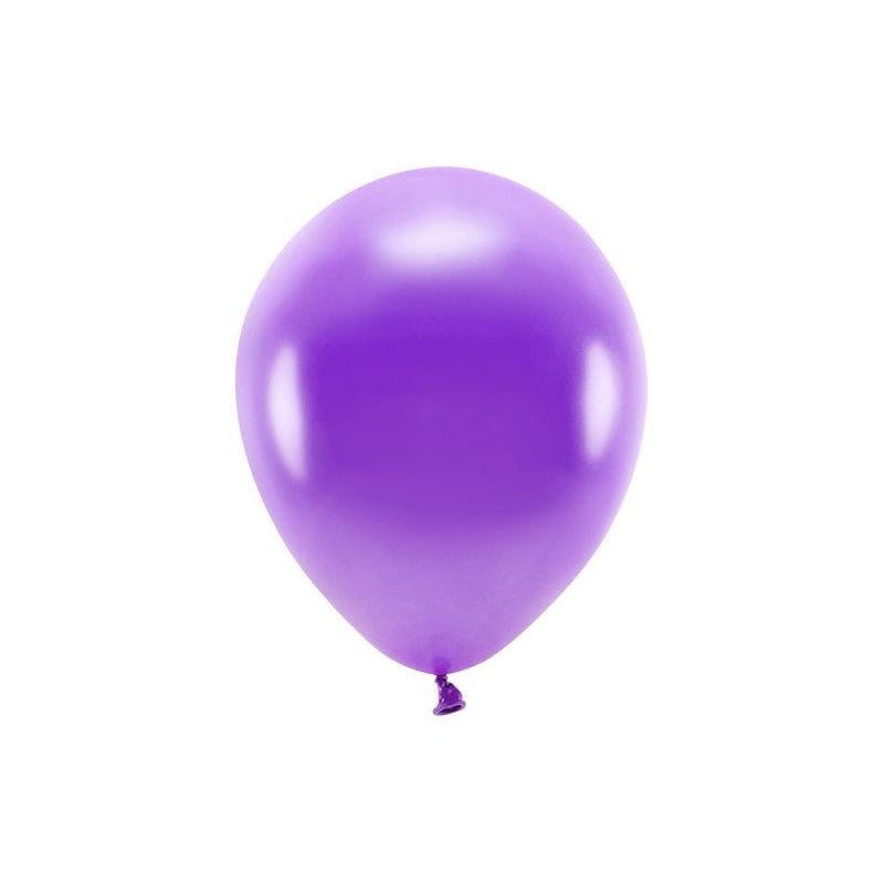 Set 10 Baloane Din Latex, Model Party Cu Buline Si Simple, 30 Cm, 2.8 G
