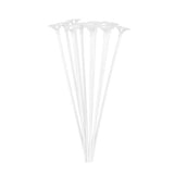 Set 10 Bete Cu Rozete Pentru Baloane, Suporturi De Plastic, Usor De Instalat, Reutilizabil, Pentru Aniversare, Nunta, Ziua De Nastere, Decor, 40 Cm, E - vivimall.ro