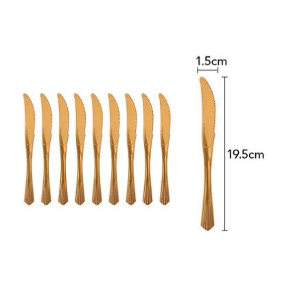 Set 10 Cutite De Unica Folosinta , Bronz - vivimall.ro