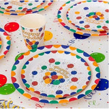 Set 10 Farfurii De Unica Folosinta, Din Carton, 23 Cm - vivimall.ro